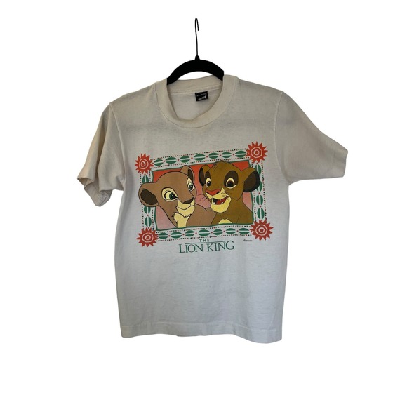 Vintage Tops - Vintage Single Stitch 90s 1990s Lion King Teeshirt